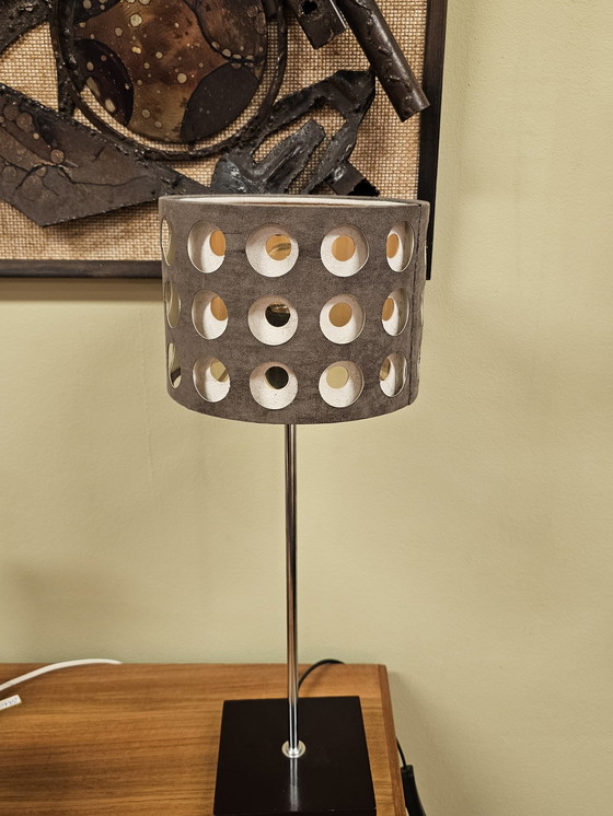 Image 1 of Vintage Tafellamp Bureaulamp Lamp Rondingen Rond