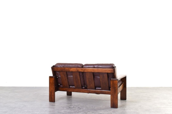 Brutalist Bonanza Sofa by Esko Pajamies for Asko, 1960s. – 2 seaters, Wood (photo 7 of 16)