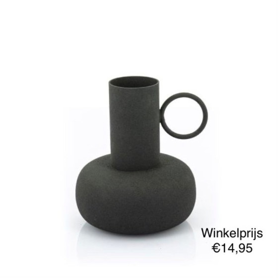 Image 1 of BLACK ROMAN VASES - Set of 5 ♥️ NEW