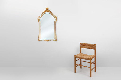 Miroir doré de style Louis XV par Deknudt Belgique