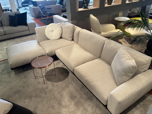 Flexform Softdream modular corner sofa in fabric Extra