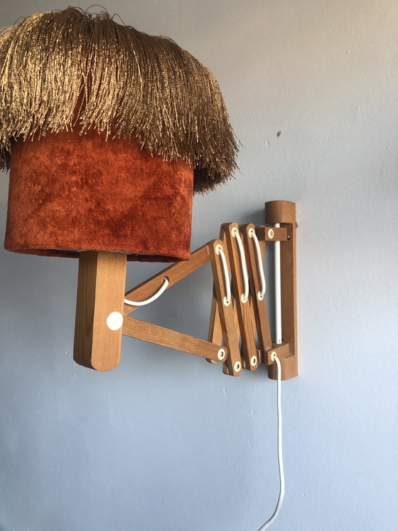 Image 1 of Lampada da parete vintage a forbice Ikea