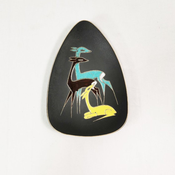 Ruscha Keramik Relieve de pared Mid-Century Modern, años 60, Decoración de pared, Cerámica, Negro (foto 10 de 10)