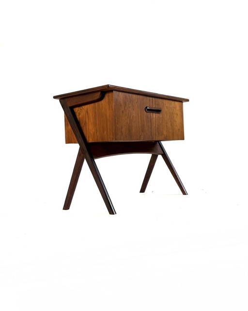 Vintage Danish Rosewood Sewing Box '60