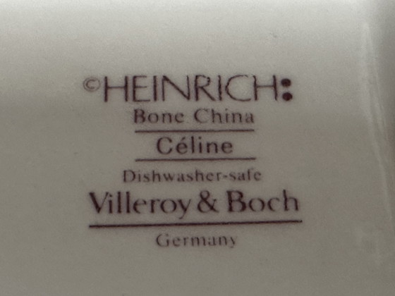 Image 1 of Vide Poche Henrich Villeroy & Boch Porcelaine Modèle Céline