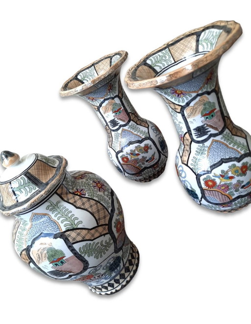 Antiek aardewerk kaststel Petrus Regout Maastricht