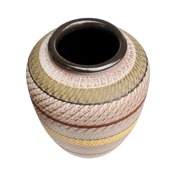 Image 1 of Dümler & Breiden Bodenvase „Faux Klinker“, Typ 29/25, Deutschland 1970er Jahre