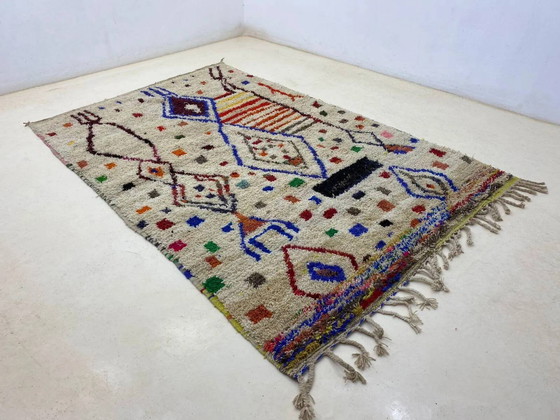 Alfombra tradicional hecha a mano 250cm x 150cm Marroquí – Wool (photo 3 of 10)