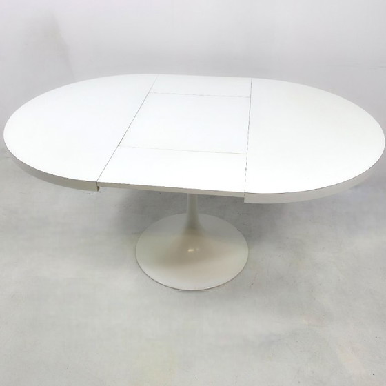 Image 1 of Table de salle à manger Tulipe extensible des années 70, Alma, Allemagne