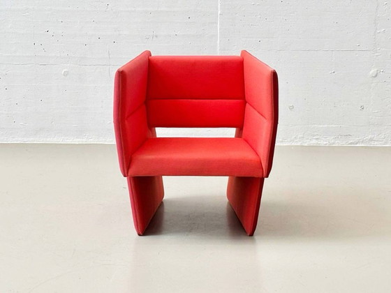 Image 1 of Fauteuil Cup rouge d'Eric Degenhardt pour Richard Lampert