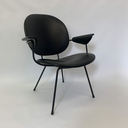 Poltrona Gispen Kembo di design di metà secolo, anni '50