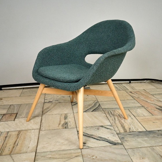 Image 1 of Juego de dos sillones Shell de Miroslav Navratil, década de 1960, Checoslovaquia