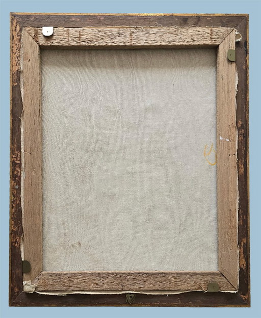 Painting, Bali, 46 x 50 cm, Signed, 1998