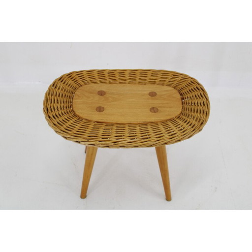 Table d'appoint vintage par Jan Kalous pour Uluv, Tchécoslovaquie 1970