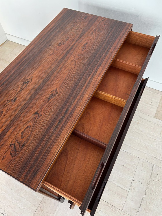 Dark wood Chest of drawers by Svend Langkilde, Denmark, 1960s, set of 2, Scandinavian (photo 22 of 23)