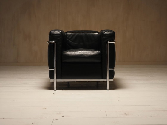 Image 1 of LC2 Clubfauteuil van Le Corbusier, Jeanneret, Perriand voor Cassina