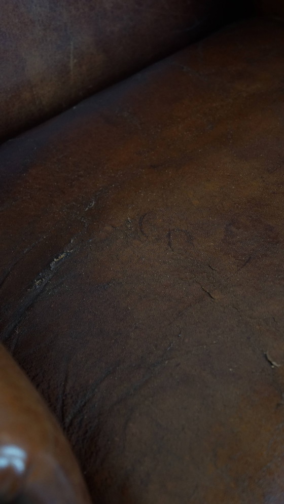 Image 1 of Grote Schapenleren Oorfauteuil