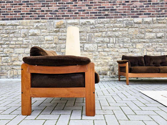 Image 1 of Niels Eilersen jaren 60 bankenset, mid-century jaren 70 zitgroep, suite, bankstel, fauteuils, banken