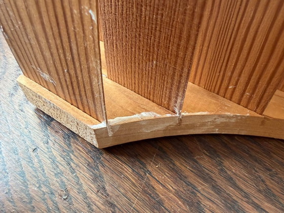 Image 1 of Translandia DK – Set of 6 Pine Veneer Wall Lamps, Denmark 1960s/70s