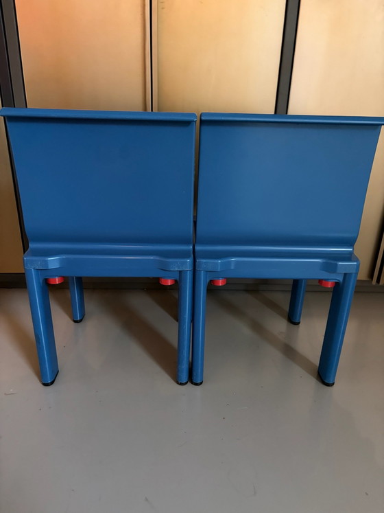 Kartell Kinderstühle blau – Esszimmerstühle, Polyester, Kunststoff (photo 2 of 5)