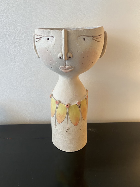 Image 1 of Scultura vegetale artigianale vintage ingenua