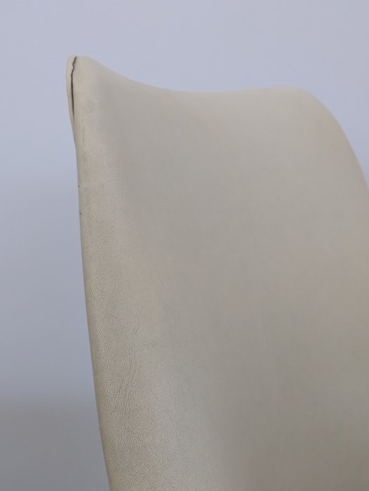 Image 1 of Vintage italian Armchair (2) - Wood, Leather, Fabric - 1960s/1970s
