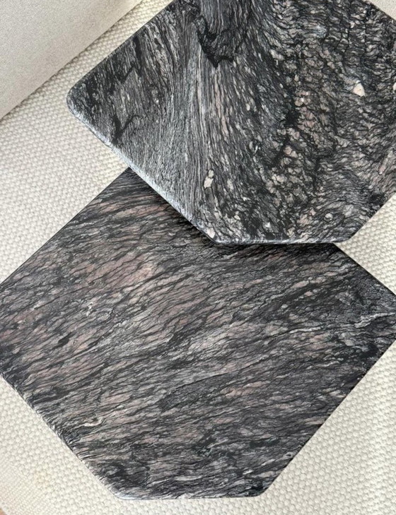 Image 1 of Vintage marble coffee table set