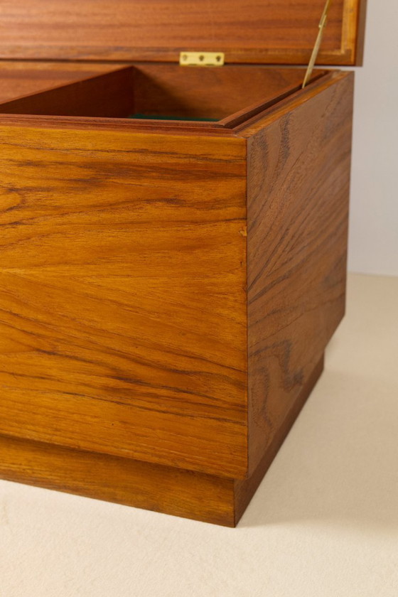 Image 1 of Baúl cofre para mantas de teca de mediados de siglo de Riis Antonsen, Aabenraa Dinamarca, años 60