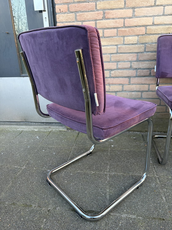 Image 1 of 6 Zuiver Ridge Rib Ribstof Stoelen