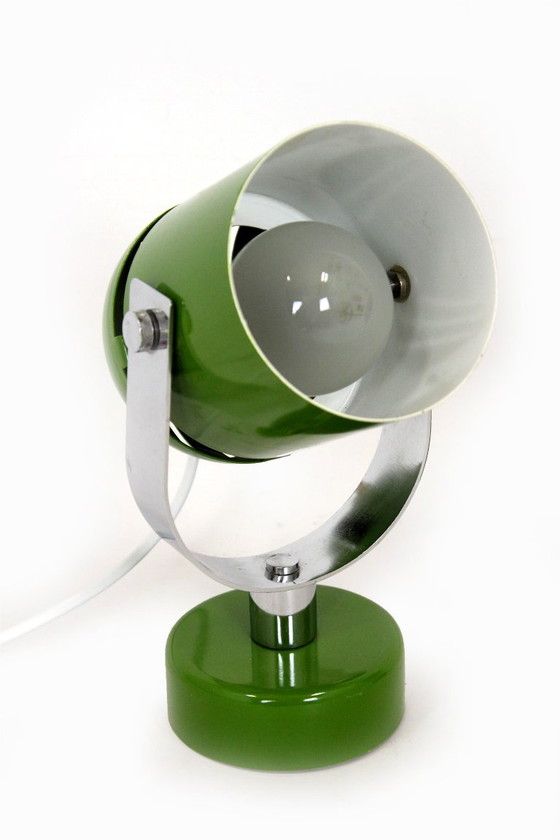 Image 1 of Lampes vertes de style Mid-Century par Stanislav Indra, années 1970, lot de 2