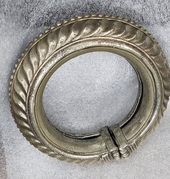 Image 1 of Antique Omani Silver Anklet (Najal) – 545 Grams –