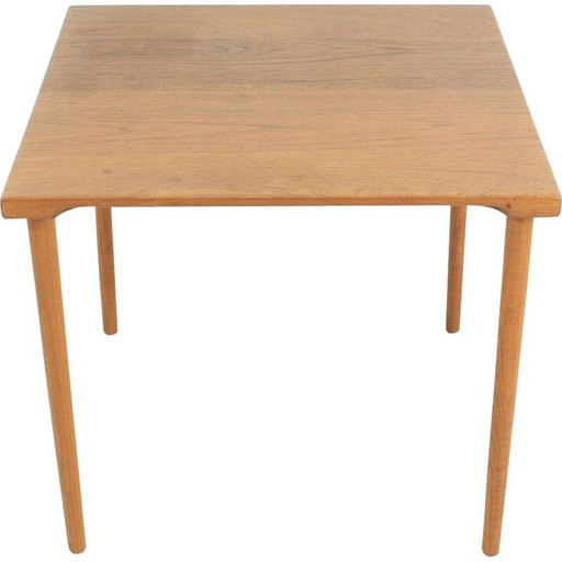 Table d'appoint vintage en teck par Hvidt et Nielsen pour France et Son, Danemark 1960