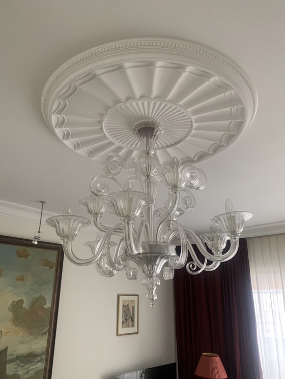 Image 1 of Grand lustre en verre de Murano