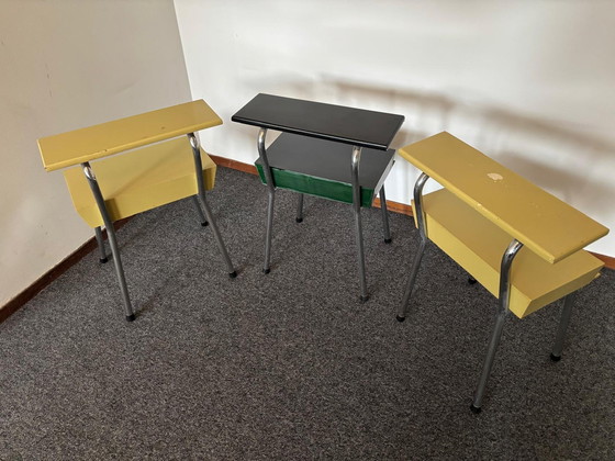Image 1 of 3x Vintage Wim Rietveld / Auping bedside table 1950s