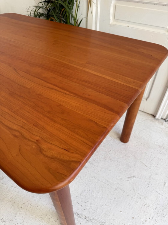 Extendable solid teak dining table, Wood, Brown (photo 9 of 14)