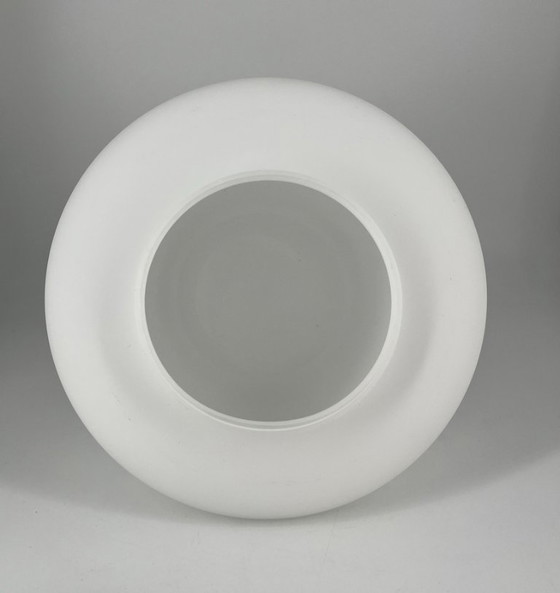 Image 1 of Lampada da soffitto Peill & Putzler “KIBO” (Modello 71333) – Germania, vetro opalino/trasparente, vintage