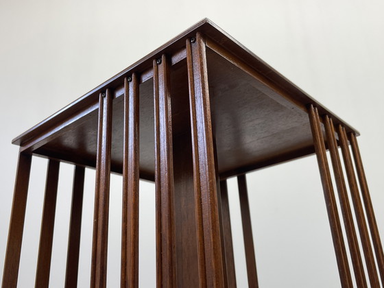 Image 1 of Antieke Engelse boekenmolen mahonie 19e eeuw