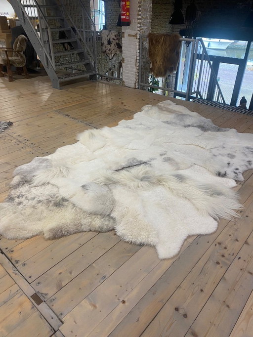 Sheepskin rug