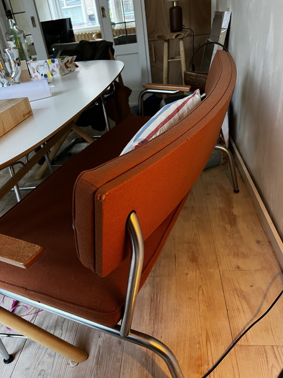 Image 1 of Oranje (eettafel) bankje