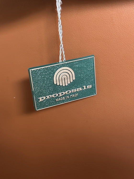 Image 1 of Vintage Italiaanse Cognac Leren Saporiti P60 Fauteuil