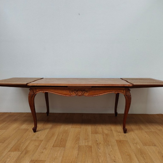 Image 1 of Vintage Country Dining Table Dining Room Table Extendable Table