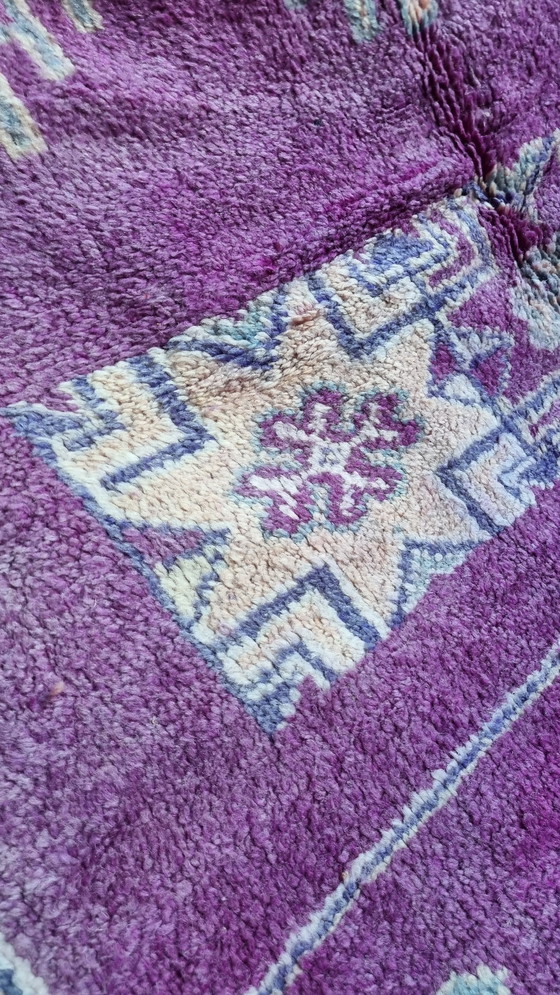 Image 1 of Vintage berber vloerkleed, marokkaans tapijt 366x190 cm