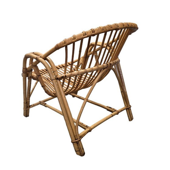 Image 1 of Vintage rattan tub chair