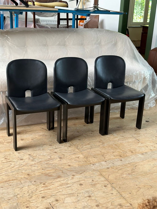 121 chairs Afra & Tobia Scarpa, set of six (6), Cassina