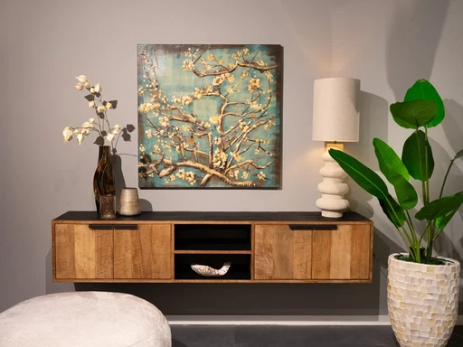 Art en métal 3D - Arbre en fleurs