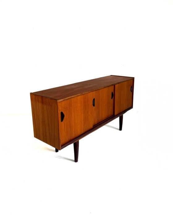 Credenza danese in teak vintage, anni '60, Credenze, Legno, Marrone (foto 6 di 12)