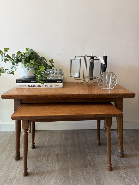 Image 1 of Set of 2 vintage side tables Mimi set