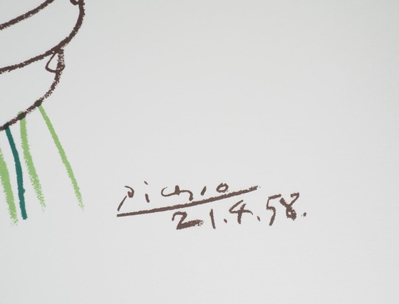 Pablo Picasso: Der Friedensstrauß, signierte Lithografie – Lithographien & Drucke, Paper (photo 6 of 6)