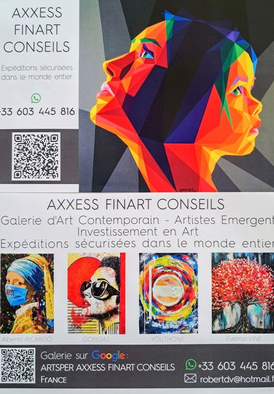 Image 1 of Enzo SAN MARCO - Love inclusive ® 3 - Tropical Passion - Artist's painting
