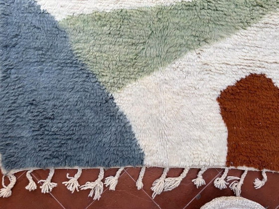 Tapis en laine pure à motifs colorés traditionnelle 150/250 cm – Aime Té, Wool (photo 5 of 7)